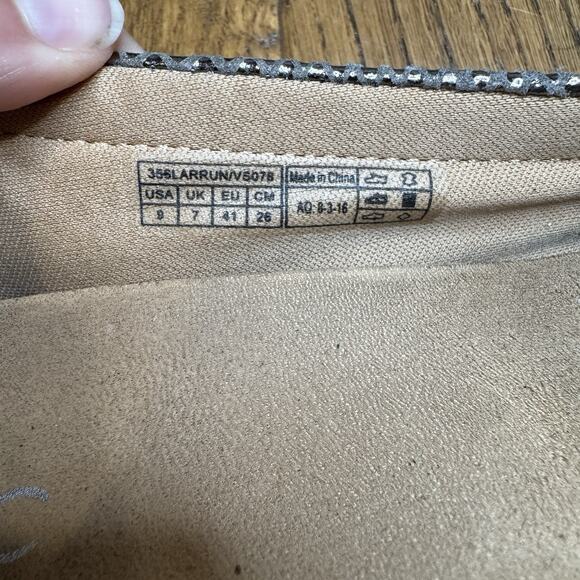 Vionic Larrun Driving Loafer Shoes Women's 9 Silver Leather Snakeskin Embossed - Picture 6 of 6